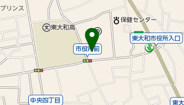 東大和市 中央公民館の地図画像