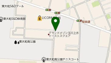 東大和市 桜が丘市民広場の地図画像