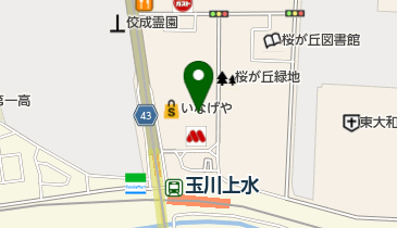 マッシーヘアスタジオ玉川上水店の地図画像