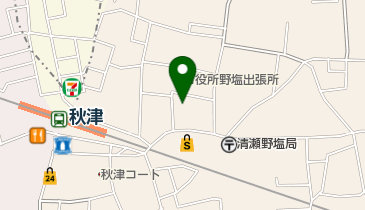 ハッピークリーニングの地図画像