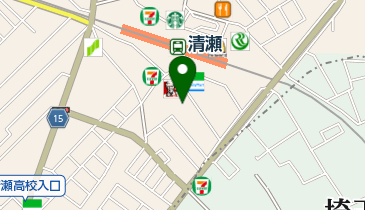 カイセイ調剤薬局 清瀬店の地図画像