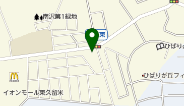 東京ガスライフバル西東京東久留米店の地図画像