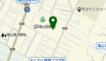 たきのふとん店の地図画像