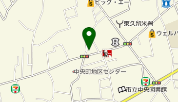 久留米種苗金物店の地図画像