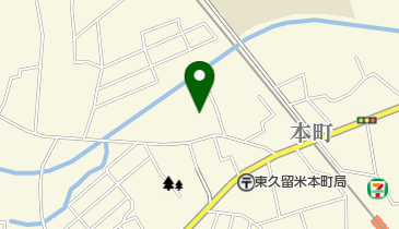 久留米キリスト教会の地図画像