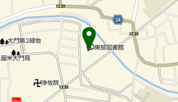 東久留米市立 けやき児童館の地図画像