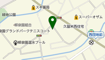 東久留米市 青少年センターの地図画像