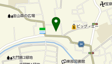 オカノ電機株式会社の地図画像
