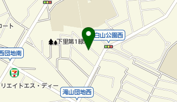 奥倉整骨院の地図画像