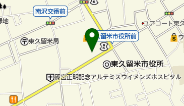 関根どうぶつ病院の地図画像