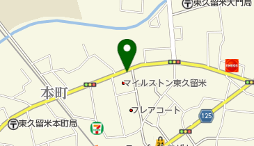 田中動物病院の地図画像