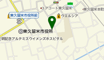 ポニークリーニングひろまっくす店の地図画像