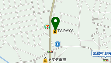 クリーニングの共栄MAX武蔵村山店の地図画像