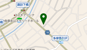 クリーニングの共栄 永山店の地図画像