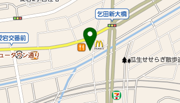 森久保商店の地図画像