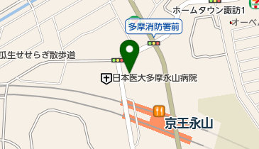 カラージャック永山店の地図画像