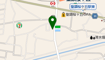 メガネのオバラの地図画像