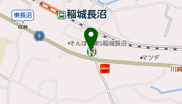 谷田部電気東長沼店の地図画像