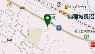 つるや洋品店の地図画像