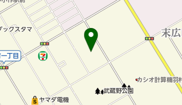 有限会社秀明の地図画像