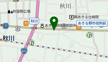 石塚家具秋川店の地図画像