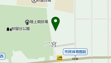 あきる野市中央公民館の地図画像