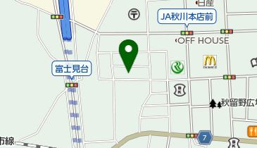 あきがわの地図画像