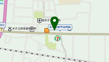 トヨタ西東京カローラ株式会社 秋川店の地図画像