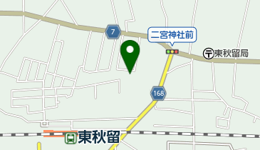 あきる野市 二宮考古館の地図画像