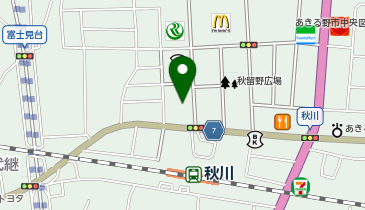 Bum&rsquo;sabet.あきる野店の地図画像