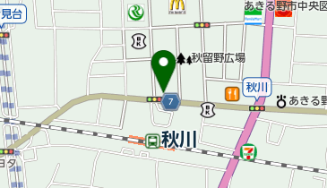 秋川駅前歯科の地図画像