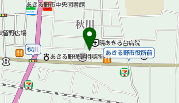 さつき薬局秋川店の地図画像