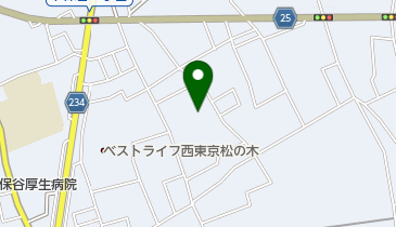 直井まき恵バレエスタジオの地図画像