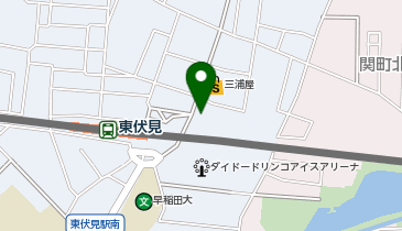 貸ふとんの中屋の地図画像