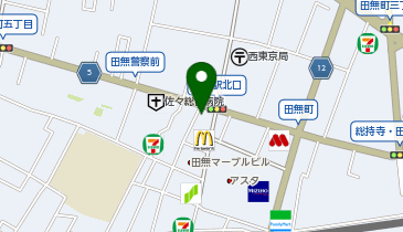 寝具プラザ丸保の地図画像