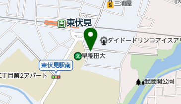 まる接骨院の地図画像