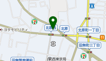 ピザ・カリフォルニア田無店の地図画像