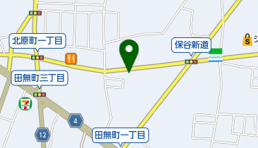 守谷塗料株式会社の地図画像