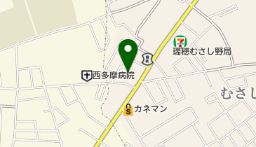 八百福青果店の地図画像
