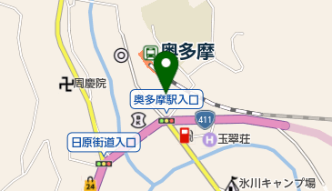 奥多摩町社会福祉協議会の地図画像
