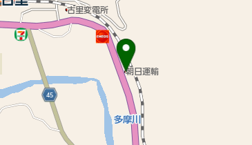 朝日運輸整備工場の地図画像