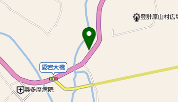 旅館若松の地図画像