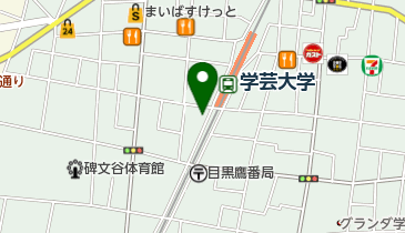 株式会社銀座メガネコンタクト学芸大学店の地図画像