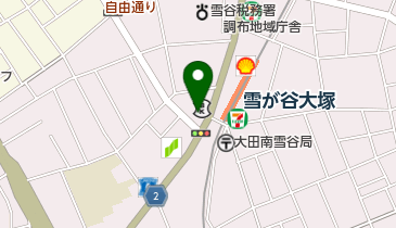 田進ゼミ 雪谷校・本部の地図画像