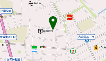 板屋コインランドリーの地図画像