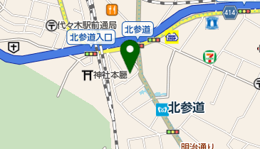 もつ鍋ダイニング繪もん 北参道店の地図画像
