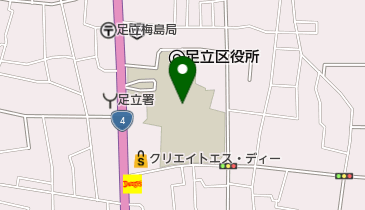 足立区観光交流協会(一般財団法人)の地図画像