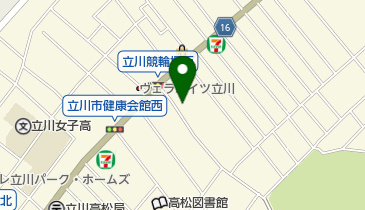 白百合21高松町店の地図画像