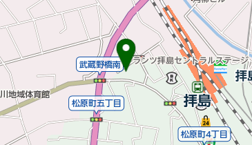 有限会社拝島銃砲火薬店の地図画像