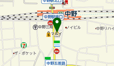 たかの友梨ビューティクリニック中野店の地図画像